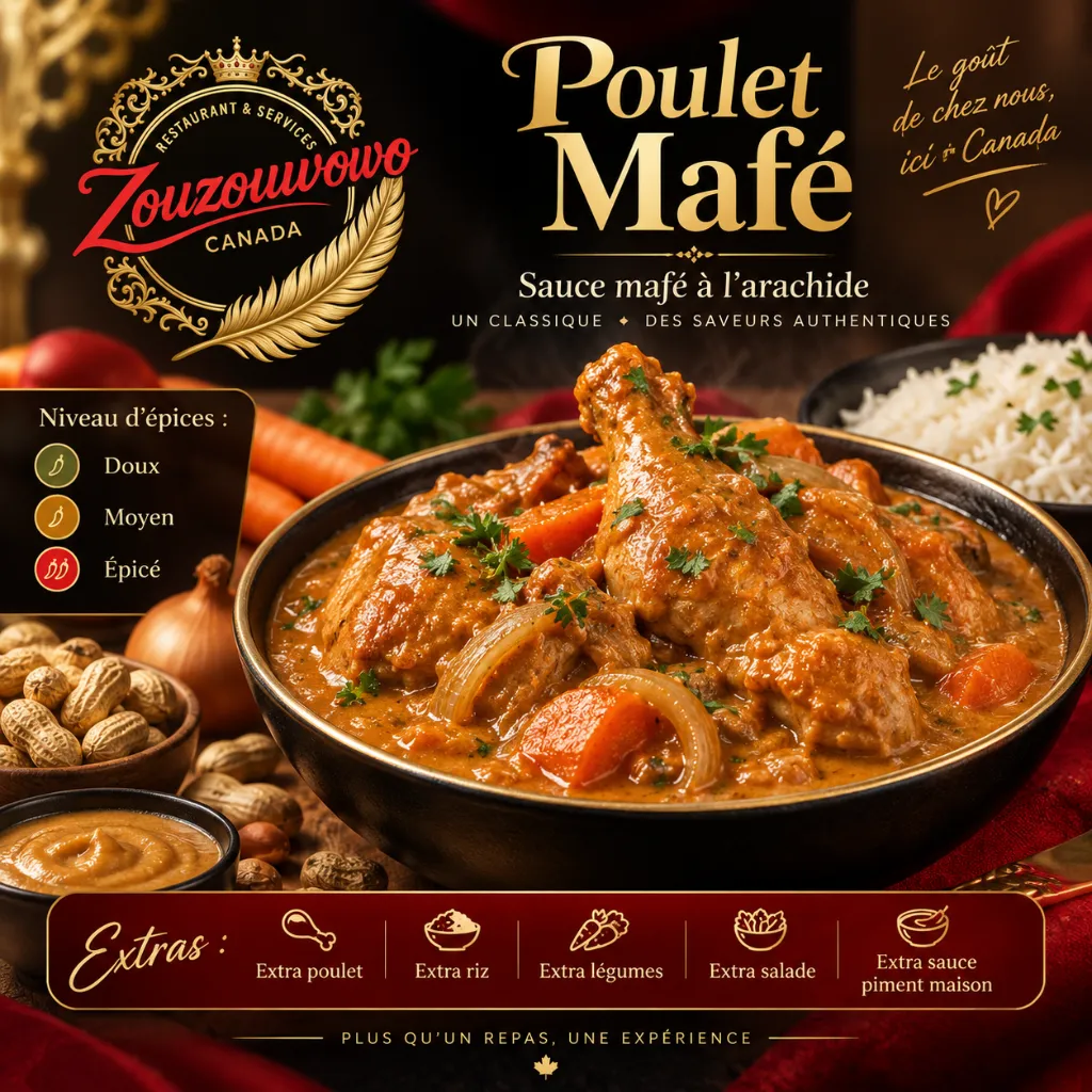Poulet Mafé (Individuel)