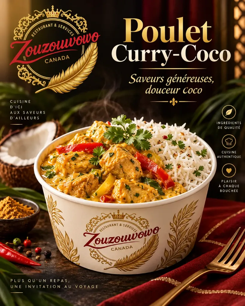 Poulet Curry-Coco (Individuel)