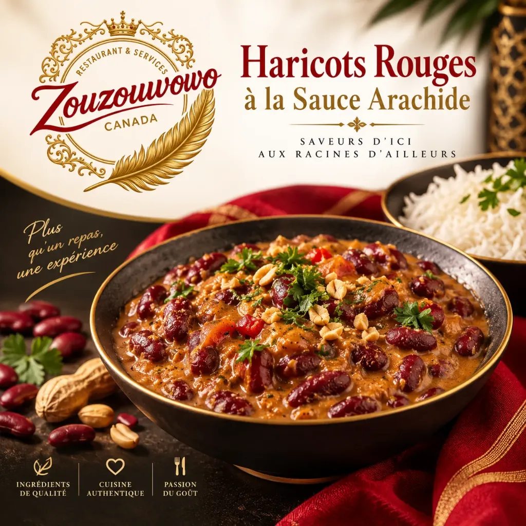 Haricots Rouges à la Sauce Arachide