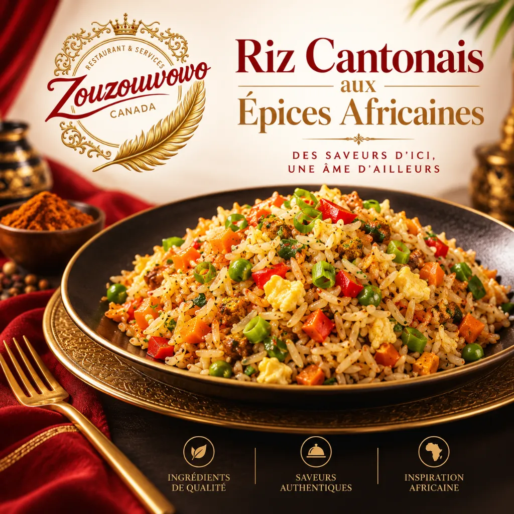Riz Cantonais aux Épices Africaines (Individuel)
