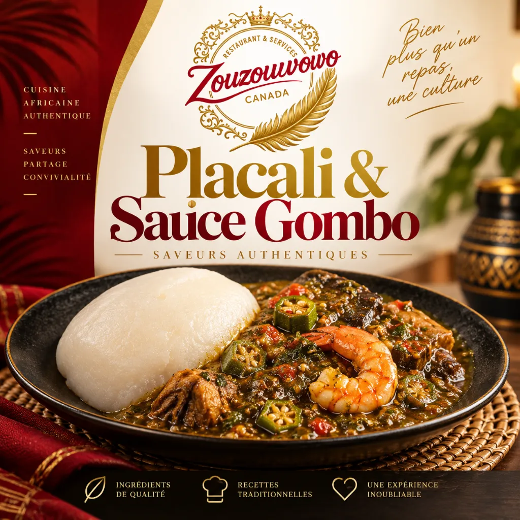 Placali & Sauce Gombo (Individuel)