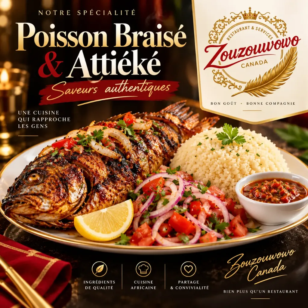 Poisson Braisé & Attiéké