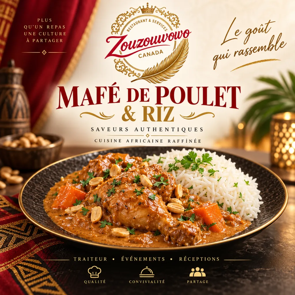 Mafé de Poulet & Riz